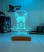 Australian Kelpie Personalised Pet Name 3D LED Room Light Decor - KustomboxNight Lights & Ambient LightingKustomboxStandard Size