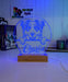 Australian Shepherd Personalised Pet Name 3D LED Room Light Decor - KustomboxNight Lights & Ambient LightingKustomboxStandard Size