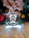 Australian Terrier Dog Personalised Name Christmas Light Bauble Decoration - KustomboxNight Lights & Ambient LightingKustomboxBauble - Standard Size
