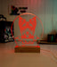 Australian Terrier Personalised Pet Name 3D LED Room Light Decor - KustomboxNight Lights & Ambient LightingKustomboxStandard Size