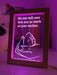 Babies Feet & Mothers Love Hand Motivational Quote Timber Frame USB 3D LED Night Light Lamp - KustomboxNight Lights & Ambient LightingKustomboxTimber Frame Light - $34.99