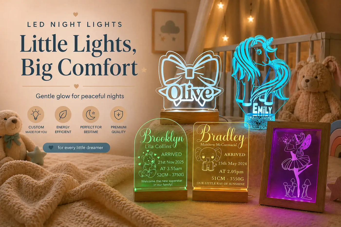 Baby Nursery LED Lamps