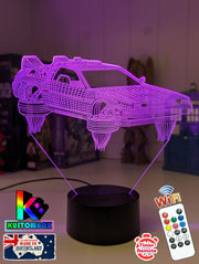 Back to the Future DeLorean Car - LED Night Light 7 Colours + Remote Control - KustomboxNight Lights & Ambient LightingKustomboxStandard Size