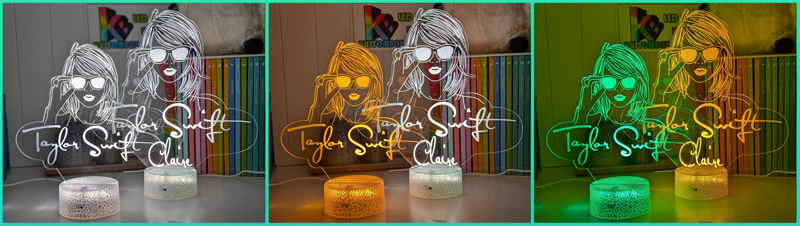 Swiftee Fans 3D LED Light