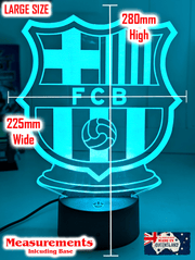 BARCELONA Football Soccer Club 3D LED Night Light Lamp - KustomboxNight Lights & Ambient LightingKustomboxStandard Size