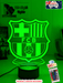 BARCELONA Football Soccer Club 3D LED Night Light Lamp - KustomboxNight Lights & Ambient LightingKustomboxStandard Size