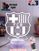 BARCELONA Football Soccer Club 3D LED Night Light Lamp - KustomboxNight Lights & Ambient LightingKustomboxStandard Size
