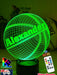 BASKETBALL PERONALISED NAME 3D LED Night Light Lamp - KustomboxNight Lights & Ambient LightingKustomboxStandard Size Name