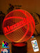 BASKETBALL PERONALISED NAME 3D LED Night Light Lamp - KustomboxNight Lights & Ambient LightingKustomboxStandard Size Name