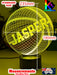 BASKETBALL PERONALISED NAME 3D LED Night Light Lamp - KustomboxNight Lights & Ambient LightingKustomboxStandard Size Name