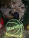 Basketball Personalised Christmas Tree Bauble 3D LED Light Up Hanging Decoration - KustomboxNight Lights & Ambient LightingKustomboxBauble Personalised