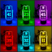 Basketball Personalised Singlet Jersey 3D LED Light Night Colour Changing Lamp - KustomboxNight Lights & Ambient LightingKustomboxStandard Size - Name Option