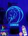 BASKETBALL PLAYER PERSONALISED NAME 3D LED Night Light Lamp - KustomboxNight Lights & Ambient LightingKustomboxStandard Size