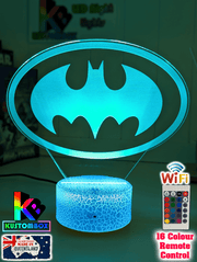 Batman Gotham City Sky Light 3d LED Night Light Lamp - KustomboxNight Lights & Ambient LightingKustomboxStandard Size