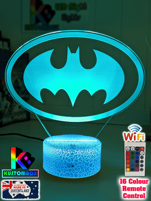 Batman Gotham City Sky Light 3d LED Night Light Lamp - KustomboxNight Lights & Ambient LightingKustomboxStandard Size
