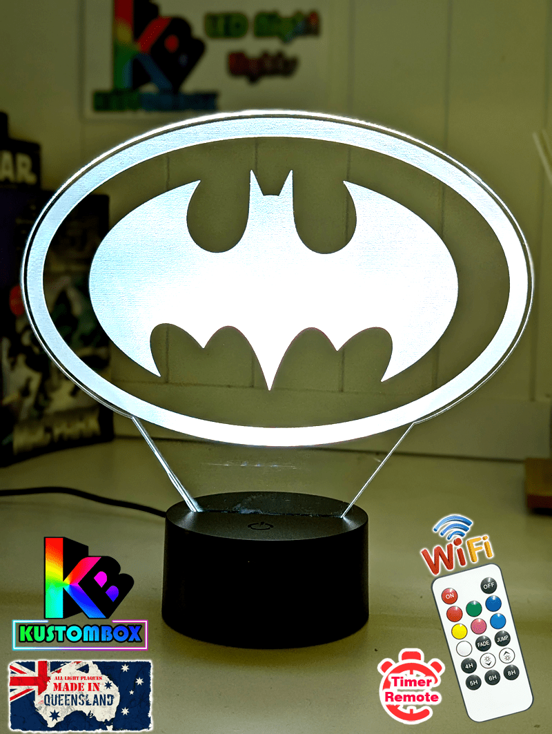 Batman Gotham City Sky Light 3d LED Night Light Lamp - KustomboxNight Lights & Ambient LightingKustomboxStandard Size