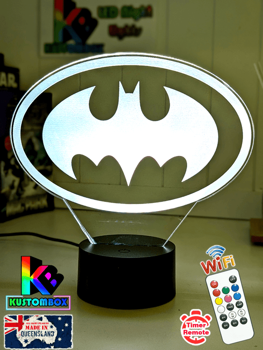 Batman Gotham City Sky Light 3d LED Night Light Lamp - KustomboxNight Lights & Ambient LightingKustomboxStandard Size
