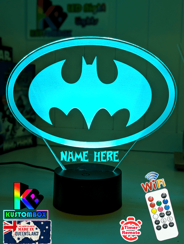 Batman Gotham City Sky Light 3d LED Night Light Lamp - KustomboxNight Lights & Ambient LightingKustomboxStandard Size