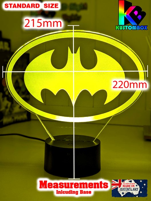 Batman Gotham City Sky Light 3d LED Night Light Lamp - KustomboxNight Lights & Ambient LightingKustomboxStandard Size