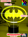 Batman Gotham City Sky Light 3d LED Night Light Lamp - KustomboxNight Lights & Ambient LightingKustomboxStandard Size