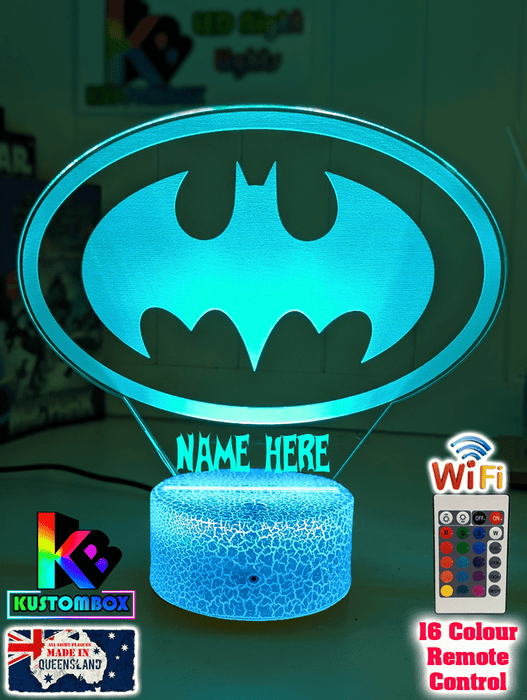 Batman Gotham City Sky Light 3d LED Night Light Lamp - KustomboxNight Lights & Ambient LightingKustomboxStandard Size
