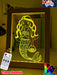 Beautiful Mermaid Princess Personalised Message Quote Timber Frame USB 3D LED Night Light Lamp - KustomboxNight Lights & Ambient LightingKustomboxTimber Frame Light - $34.99