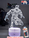 Black Panther 3D LED Night Light Lamp Childrens Room - KustomboxNight Lights & Ambient LightingKustomboxStandard Size