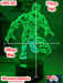 Black Panther 3D LED Night Light Lamp Childrens Room - KustomboxNight Lights & Ambient LightingKustomboxStandard Size