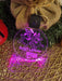 Bluey & Bingo Personalised Christmas Tree Bauble 3D LED Light Up Hanging Decoration - KustomboxNight Lights & Ambient LightingKustomboxBauble Personalised