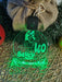 Bluey Personalised Christmas Tree Bauble 3D LED Light Up Hanging Decoration - KustomboxNight Lights & Ambient LightingKustomboxBauble Personalised
