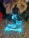 Bluey Personalised Christmas Tree Bauble 3D LED Light Up Hanging Decoration - KustomboxNight Lights & Ambient LightingKustomboxBauble Personalised