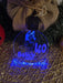Bluey Personalised Christmas Tree Bauble 3D LED Light Up Hanging Decoration - KustomboxNight Lights & Ambient LightingKustomboxBauble Personalised