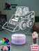 BOBCAT S160 SKID STEER LOADER 3D LED Night Light Table Lamp - KustomboxNight Lights & Ambient LightingKustomboxStandard Size - No Name