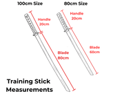 Bokken BLACK & Plain Timber 80cm Wooden Daito Kendo Samurai Katana Training Sword x 2 + Stand - Kustomboxwooden training swordKustombox2 x Back and Plain Sword