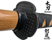 Bokken Double Pack 100cm Wooden Kendo Training Swords with Free Stand - 