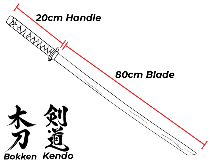 Bokken PLAIN Wood x 2 Daito Kendo Samurai Katana Training Sword + Stand - Kustomboxwooden training swordKustombox2 x Combo Set Training Swords