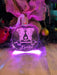 Border Collie Dog Personalised Name Christmas Light Bauble Decoration - KustomboxNight Lights & Ambient LightingKustomboxBauble - Standard Size
