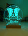 Border Collie Pet Personalised Name 3D LED Room Light Decor - KustomboxNight Lights & Ambient LightingKustomboxStandard Size
