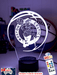 BOSTON CELTICS BASKETBALL 3D LED Night Light Lamp - KustomboxNight Lights & Ambient LightingKustomboxStandard Size - No Name