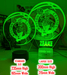 BOSTON CELTICS BASKETBALL 3D LED Night Light Lamp - KustomboxNight Lights & Ambient LightingKustomboxStandard Size - No Name