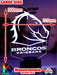 Brisbane Broncos Rugby League LED Night Light Lamp - KustomboxFootballKustomboxStandard Size