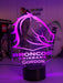 Brisbane Broncos Rugby League LED Night Light Lamp - KustomboxFootballKustomboxStandard Size