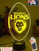 Brisbane Lions Australian Football 3D LED Night Light - KustomboxNight Lights & Ambient LightingKustomboxStandard Size - No Name