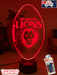 Brisbane Lions Australian Football 3D LED Night Light - KustomboxNight Lights & Ambient LightingKustomboxStandard Size - No Name