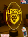 Brisbane Lions Australian Football 3D LED Night Light - KustomboxNight Lights & Ambient LightingKustomboxStandard Size - No Name