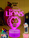 BRISBANE LIONS Football Club 3D LED Night Light Lamp - KustomboxNight Lights & Ambient LightingKustomboxStandard Size