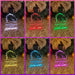 Broncos Football Personalised Christmas Tree Bauble 3D LED Light Decoration - KustomboxNight Lights & Ambient LightingKustomboxBauble - No Name