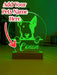 Bull Terrier Dog Personalised Name 3D LED Room Light Decor - KustomboxNight Lights & Ambient LightingKustomboxStandard Size