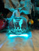 Bull Terrier Dog Personalised Name Christmas Light Bauble Decoration - KustomboxNight Lights & Ambient LightingKustomboxBauble - Standard Size