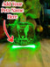 Bull Terrier Dog Personalised Name Christmas Light Bauble Decoration - KustomboxNight Lights & Ambient LightingKustomboxBauble - Standard Size